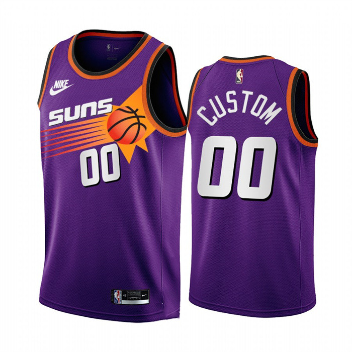 Youth Phoenix Suns Active Player Custom Purple Stitched Basketball Jersey